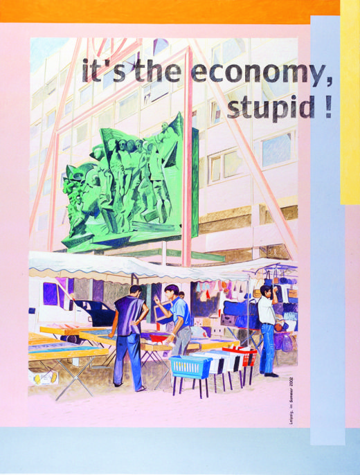 Johanna Kandl, O.T. (It´s the economy, stupid), 2002