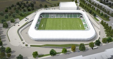 Ilyen lesz az új Haladás Stadion (látványterv)