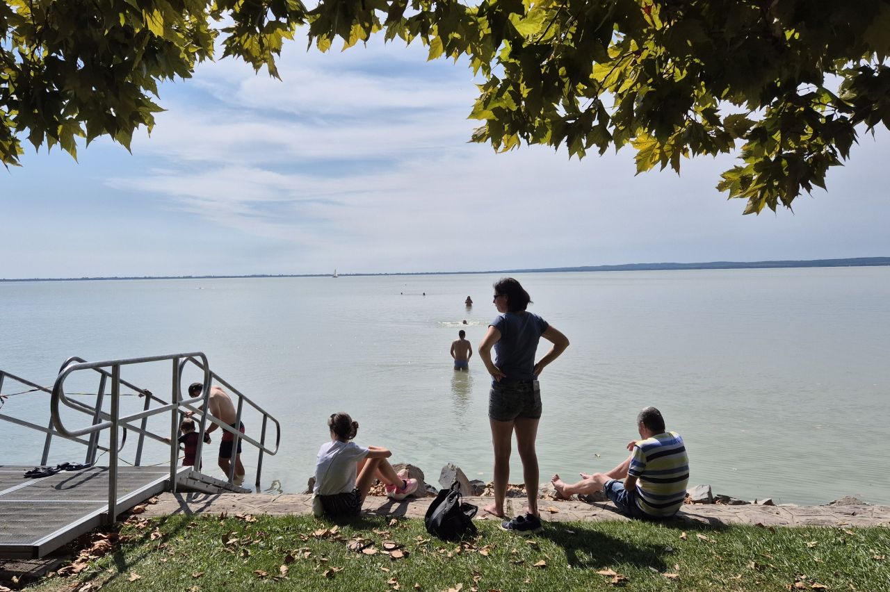 Szigligeti strand, utószezon